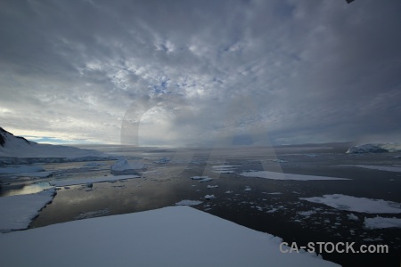 Channel water snow sea south pole.