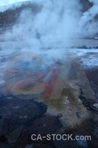 Chile atacama desert steam andes mineral.