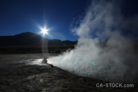 Chile geyser atacama desert sky el tatio.