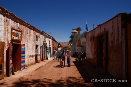 Chile person road building san pedro de atacama.