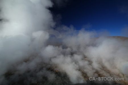 Chile steam andes el tatio south america.