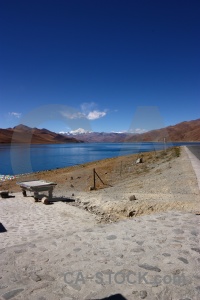 China desert arid sky altitude.