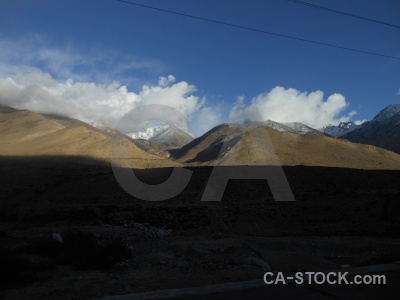 China east asia altitude cloud friendship highway.