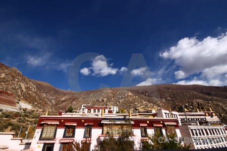 China sky monastery cloud altitude.