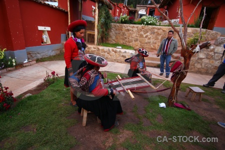 Chinchero color peru branch person.