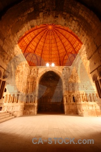 Citadel jordan archway inside amman.