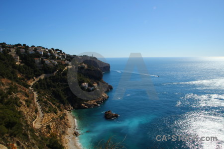 Cliff ambolo javea mirador challenge sky.