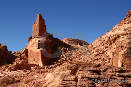 Cliff block rock sky archaeological.