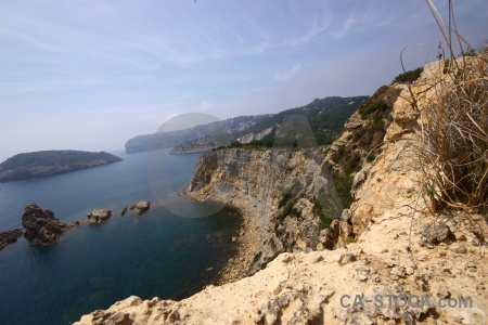 Cliff nature plant spain sky.