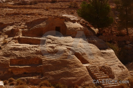 Cliff rock ancient middle east petra.