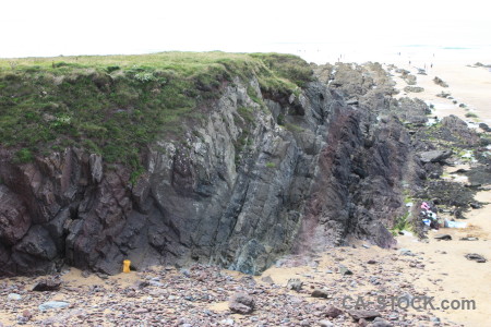 Cliff rock white.