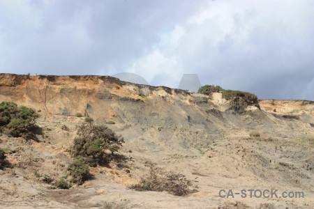 Cliff rock white landscape.