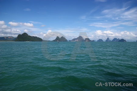 Cliff sea cloud southeast asia sky.