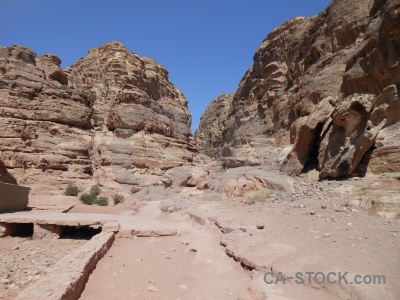 Cliff unesco nabataeans middle east western asia.