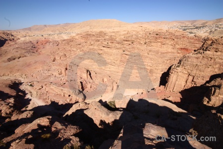 Cliff western asia rock historic jordan.