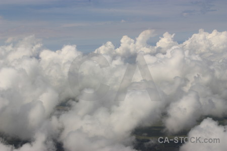 Cloud above sky gray.