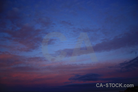 Cloud blue purple sky.