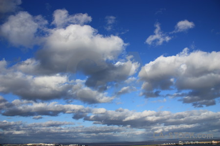 Cloud blue sky.