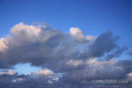 Cloud blue sky.