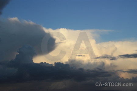 Cloud blue sky.