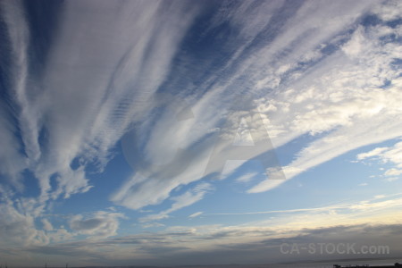 Cloud blue sky.