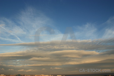 Cloud blue sky.