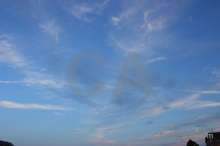 Cloud blue sky.