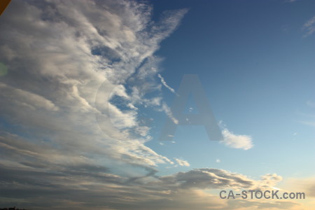 Cloud blue sky.