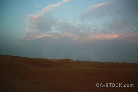 Cloud desert dune uae western asia.