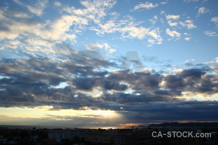 Cloud europe javea spain blue.