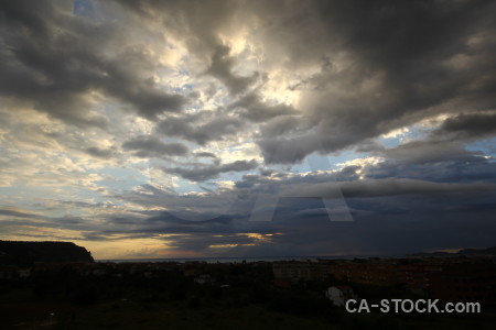 Cloud europe sky javea sunset.