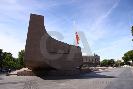 Cloud europe sky madrid spain.