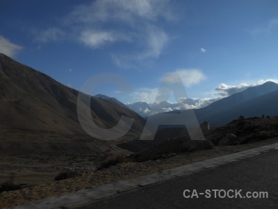 Cloud himalayan mountain asia friendship highway.