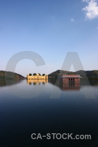 Cloud jal mahal india lake south asia.