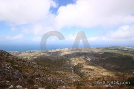 Cloud javea plant rock montgo.