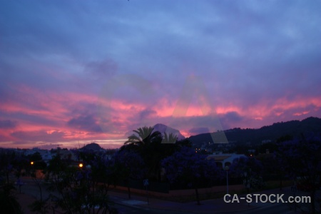 Cloud javea sky sunrise sunset.