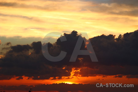 Cloud javea spain sunrise europe.