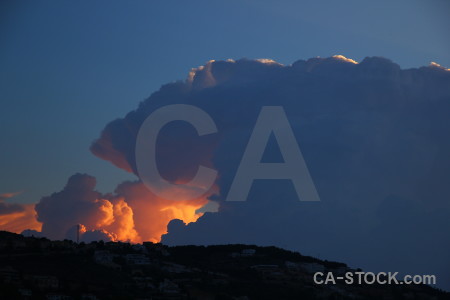 Cloud javea sunrise sky spain.