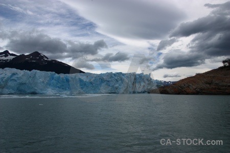 Cloud lake glacier patagonia argentina.