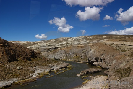 Cloud landscape sky river south america.