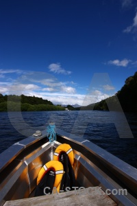 Cloud manapouri river water mountain.
