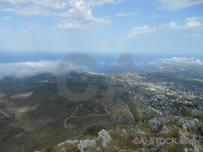 Cloud montgo javea sky spain.