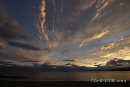 Cloud patagonia sky sea chile.