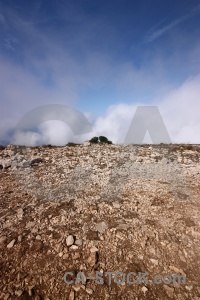 Cloud plant javea rock montgo.