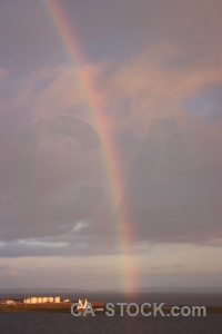 Cloud rainbow sky.