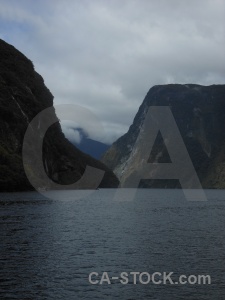 Cloud sky doubtful sound south island fiordland.