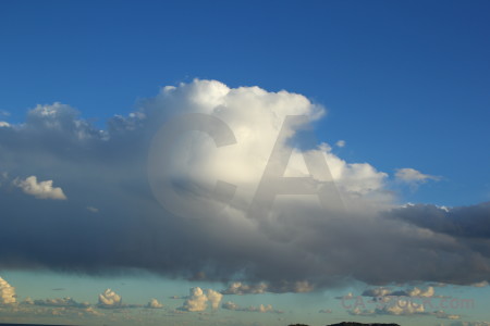 Cloud sky javea europe spain.