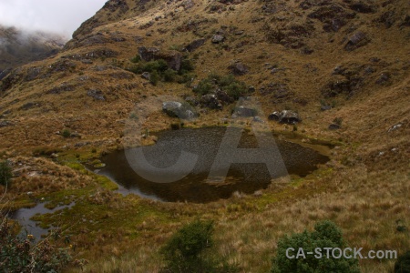 Cloud south america grass cochapata water.
