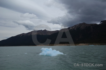 Cloud south america perito moreno lake argentino.