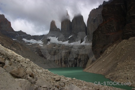 Cloud south america snow water patagonia.